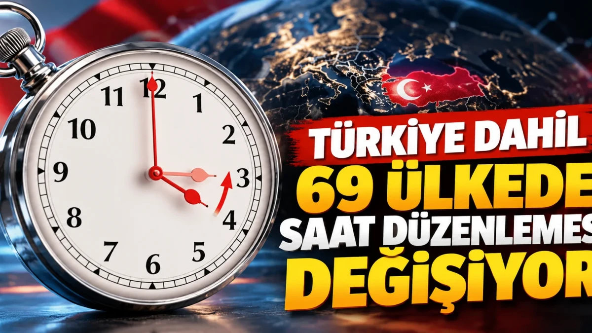Türkiye Dahil 69 Ülkede Saat Düzenlemesi Değişiyor