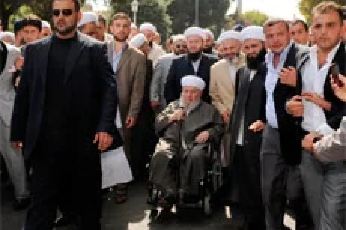 Mahmut Hoca Son Osmanlı'nın cenazesinde