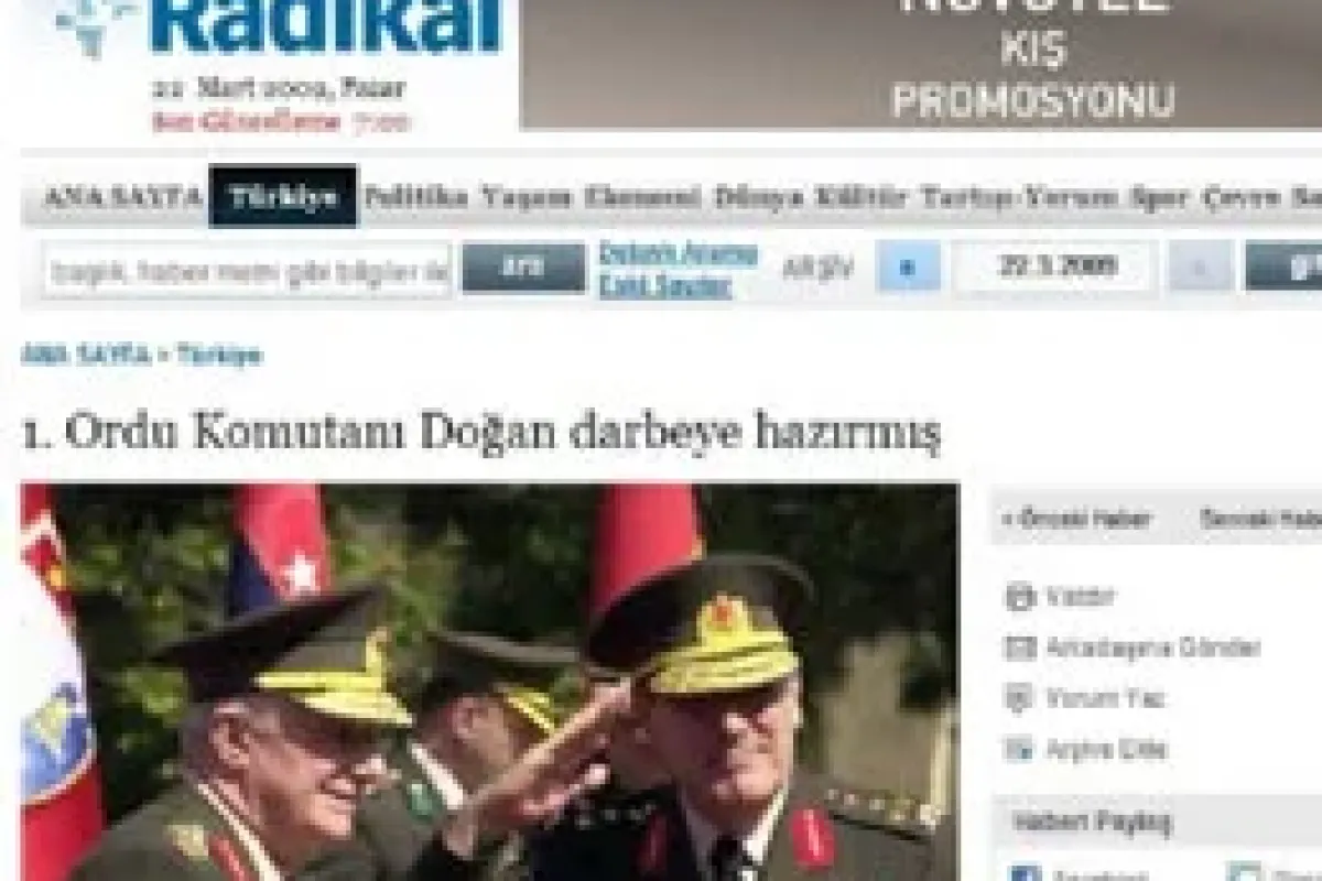Balyoz 21 Mart 2009'da çıkmış