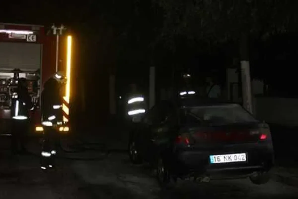 Park Halinde Alev Aldı