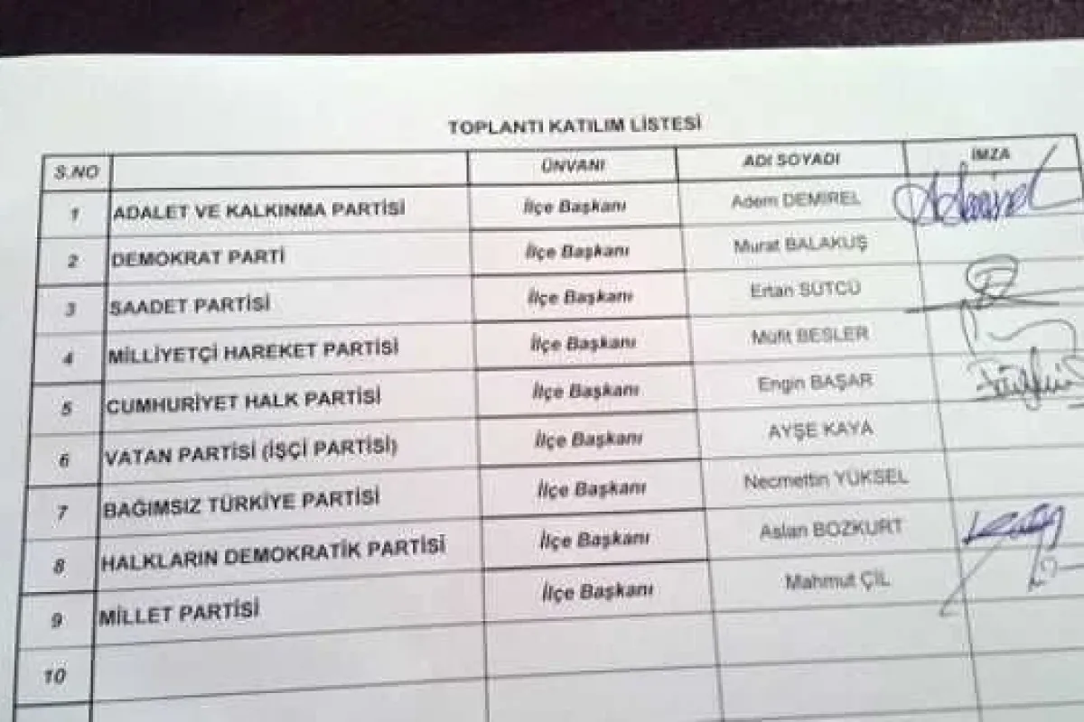 Seçim Toplantısında Liste Krizi