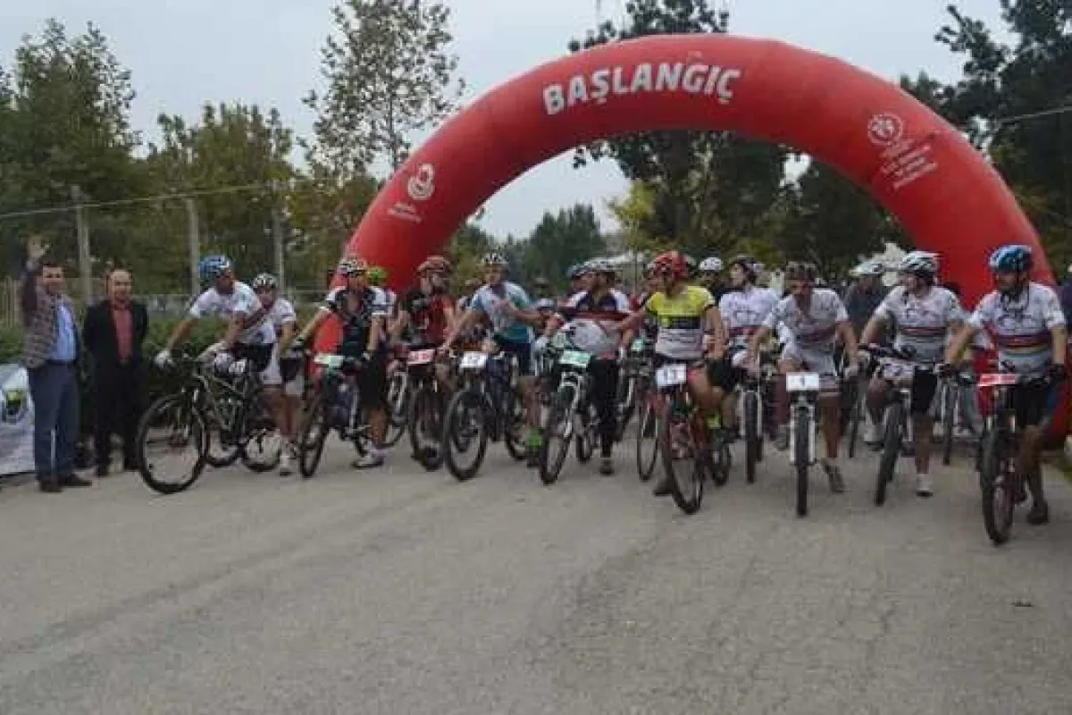 İnegölde ilk; Pedallar yarışmaya başladı