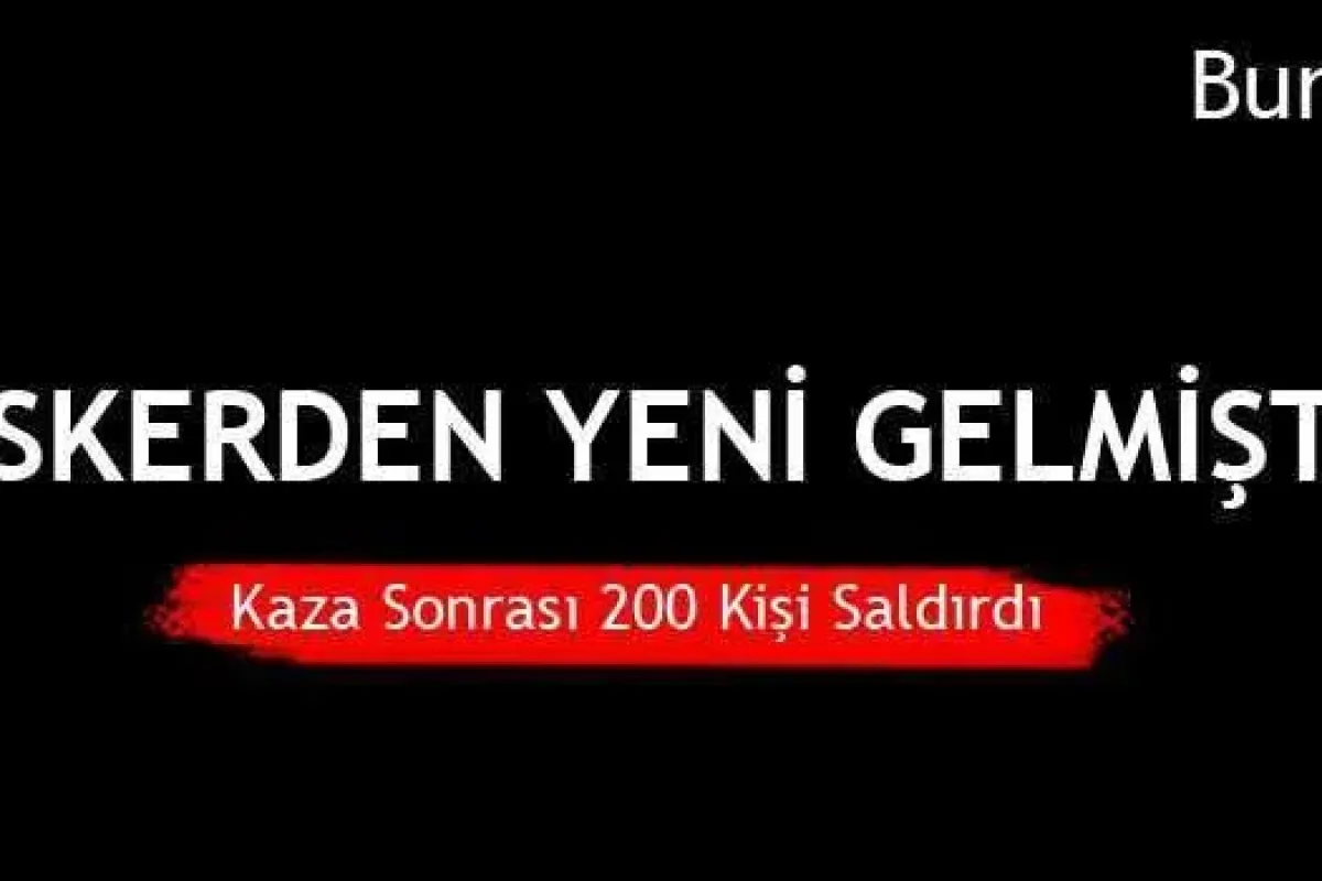 Askerden Gelen Genç Kazada Öldü