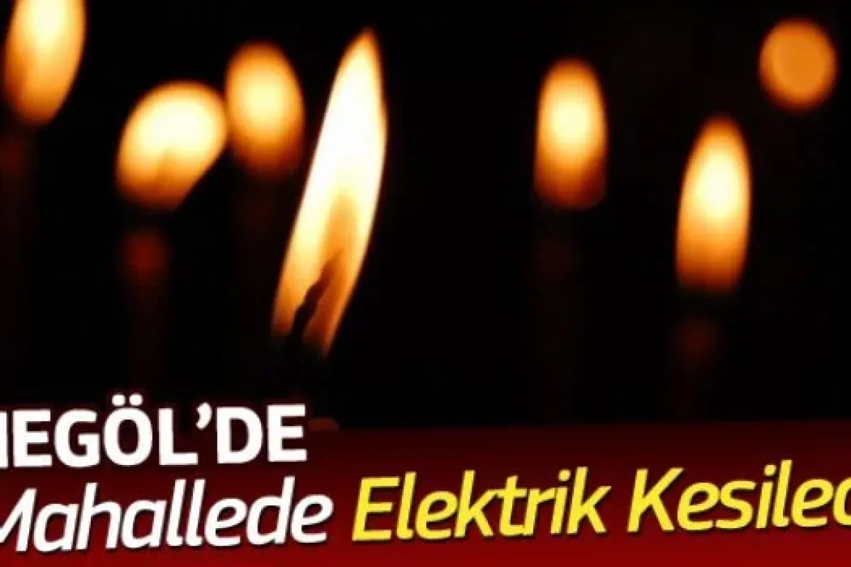 Çarşamba günü 5 mahallede elektrik kesintisi!