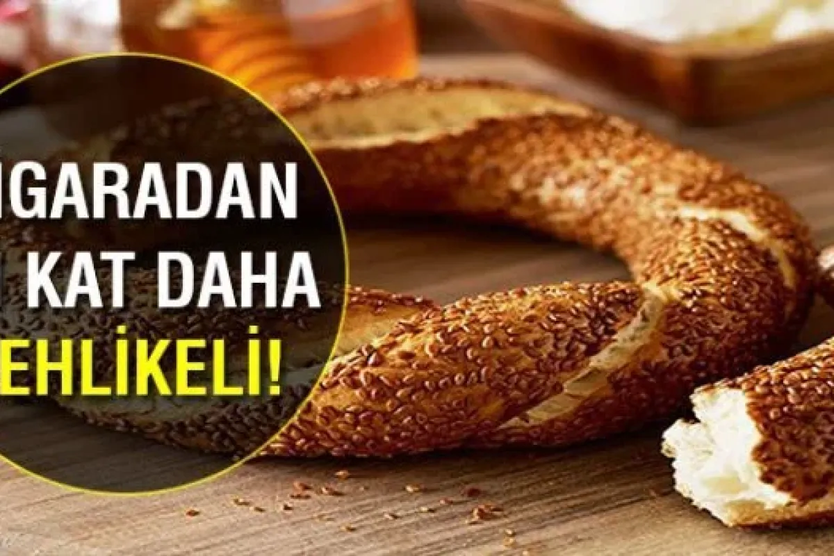 Simit akciğer kanserine sebep oluyor