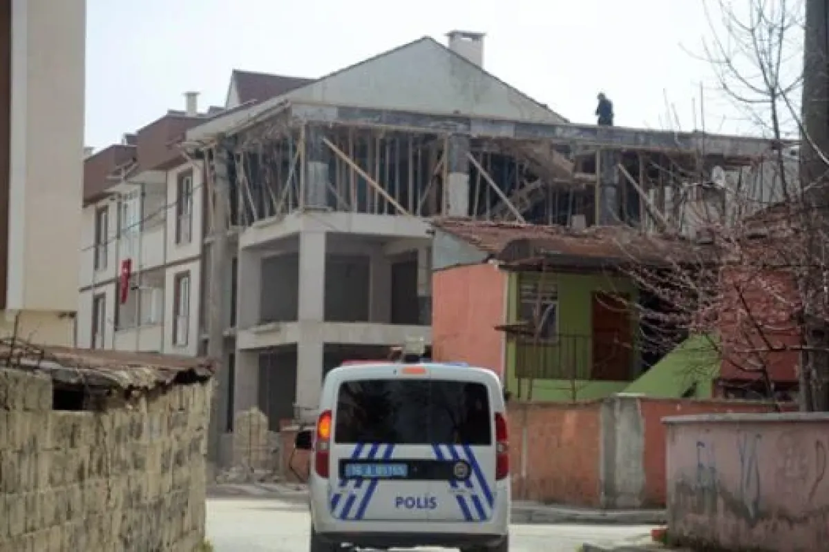İnegölde inşaatlar durduruldu