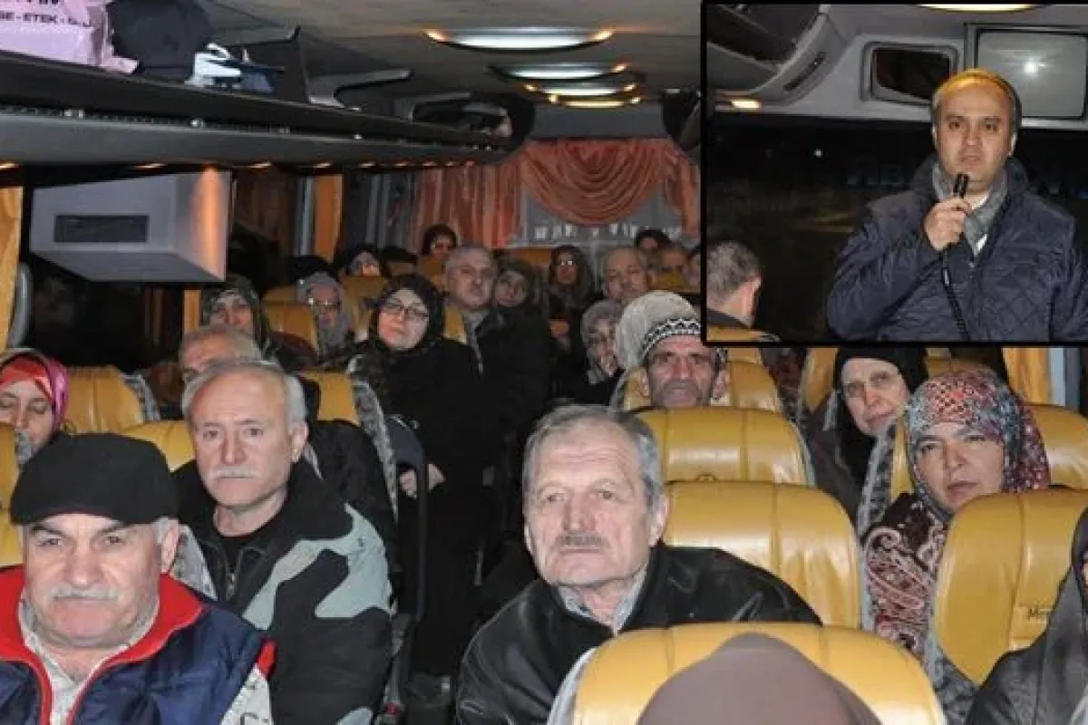 İlk Kafileyi Alinur Aktaş Uğurladı