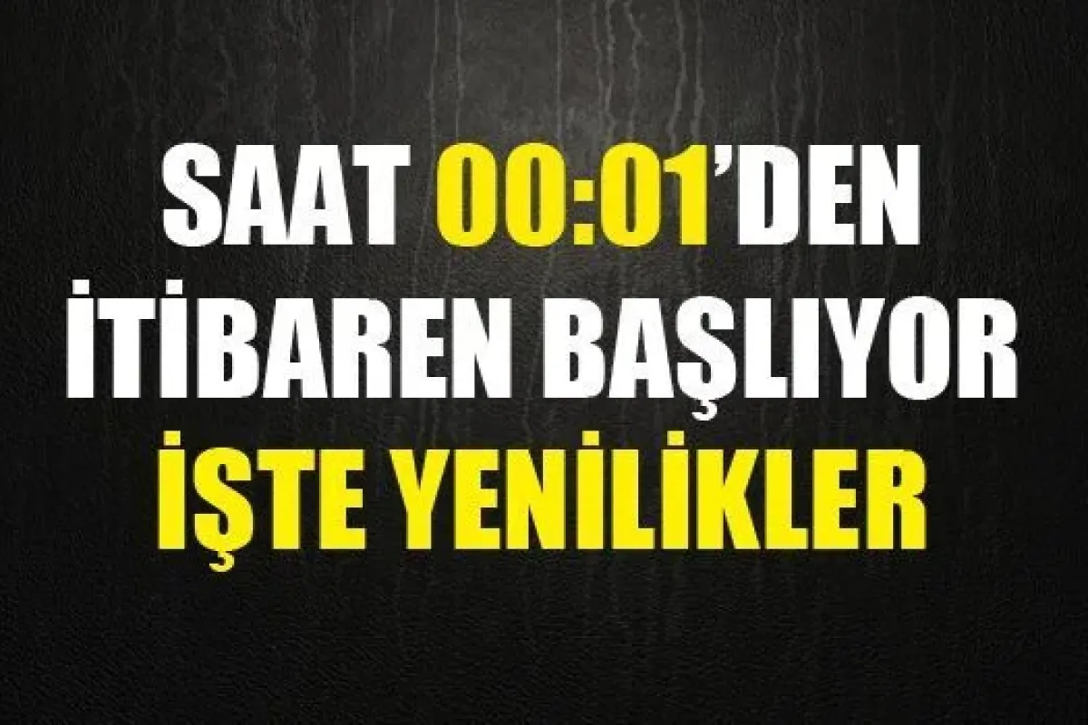 Bu Geceden İtibaren Başlıyor