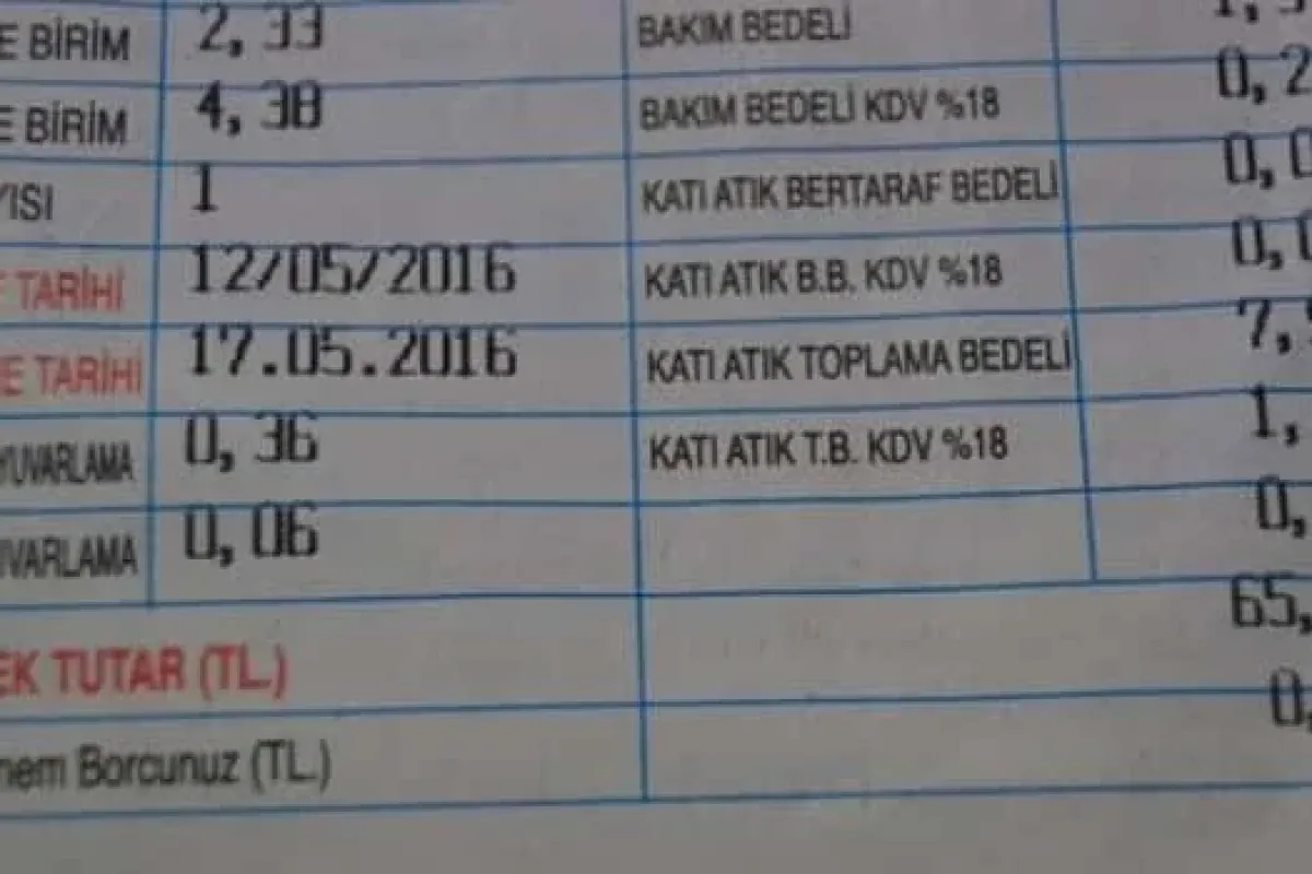 BUSKİye Fatura Tepkisi