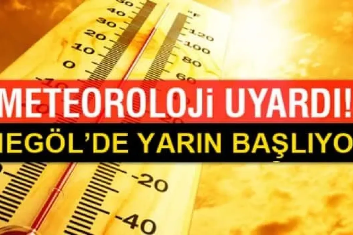 İnegöllüler Dikkat! Meteoroloji Uyardı