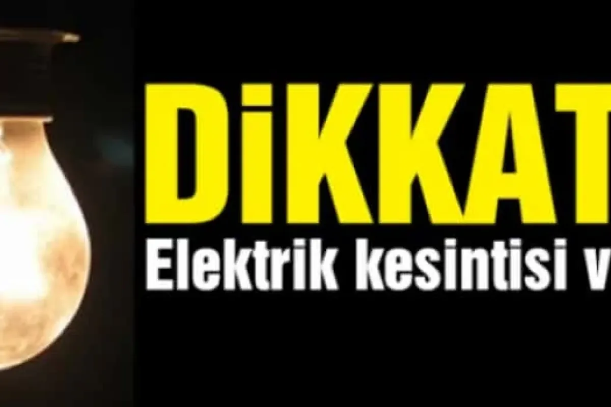 İnegölde Elektrik Kesintisi