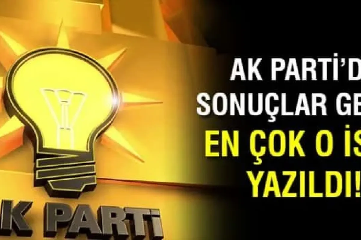 İlk temayül sonucu: Binali Yıldırım