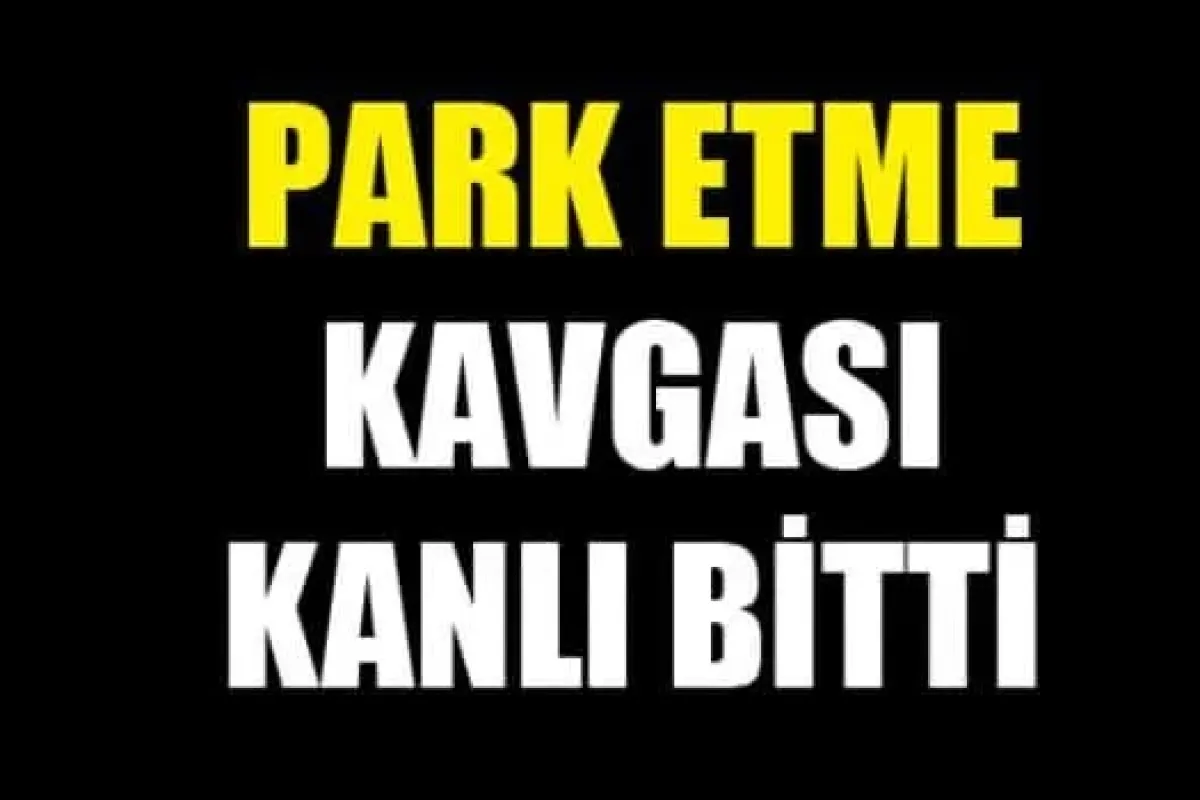 Park Etme Kavgasında Kan Aktı