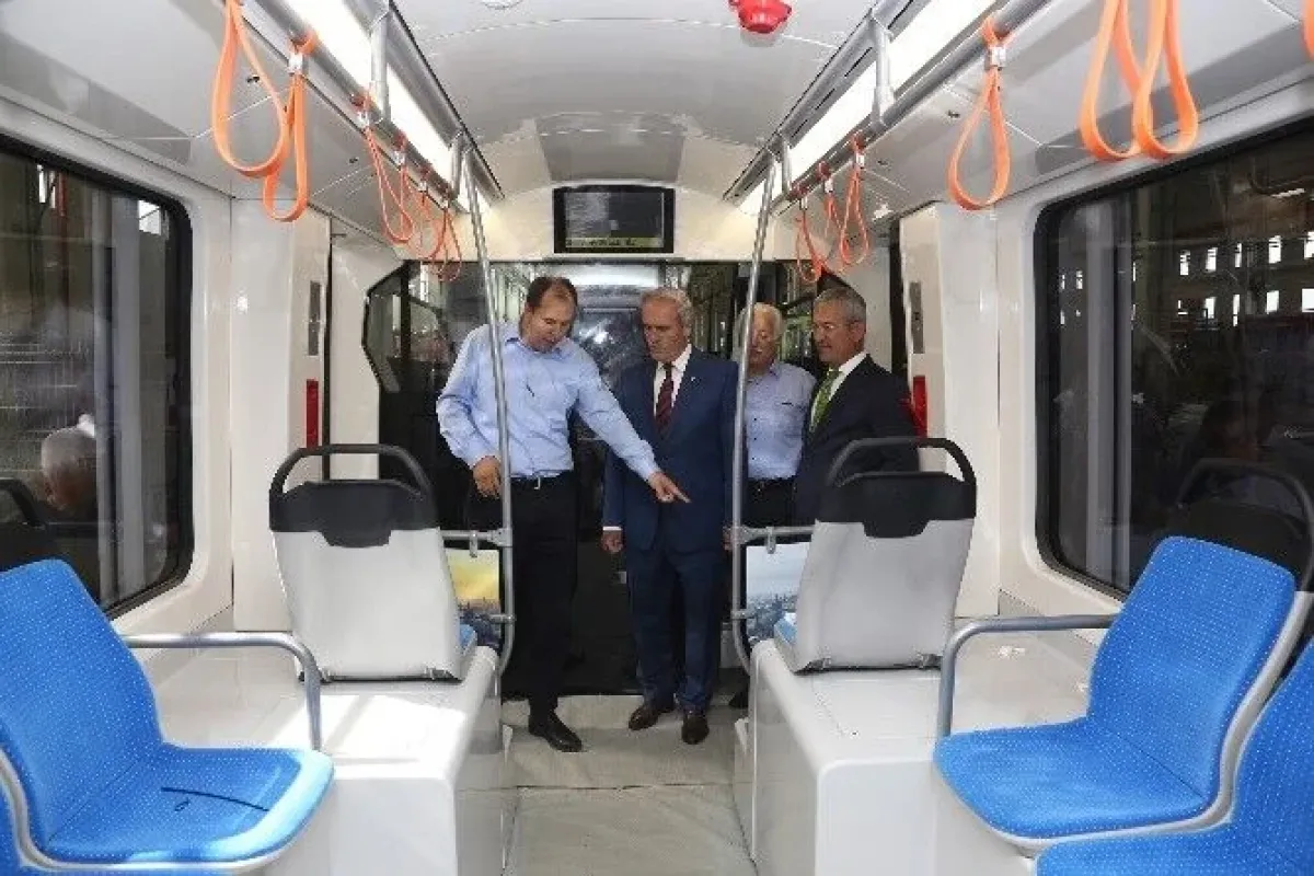Kocaelinin tramvayları da bursadan