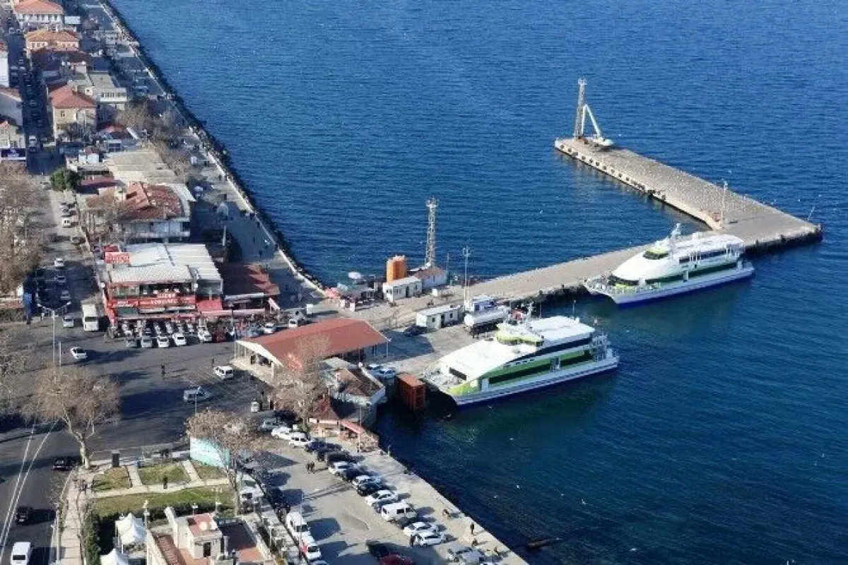 Mudanya iskelesi tekrar faaliyete başladı