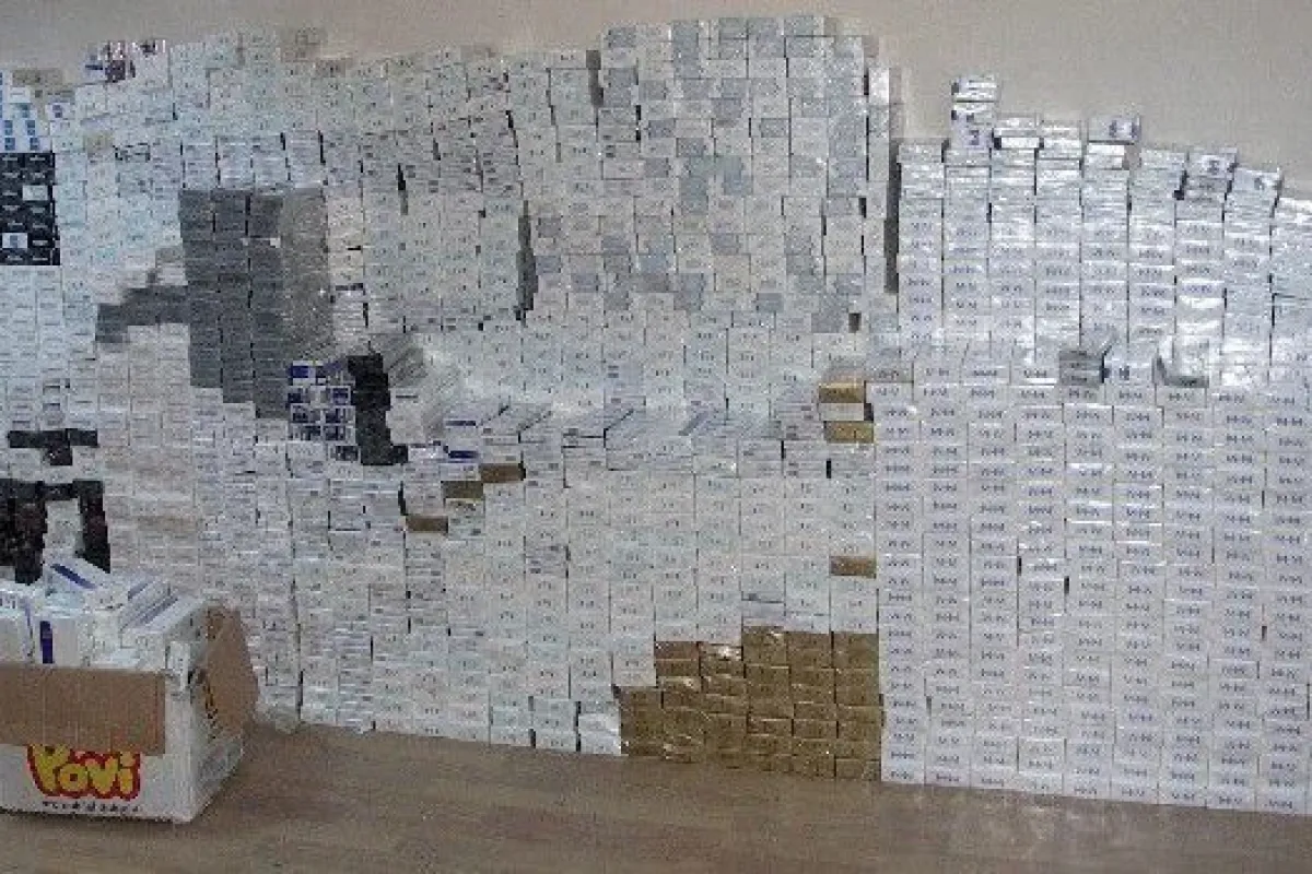 Bursada 26 bin paket kaçak sigara ele geçirildi