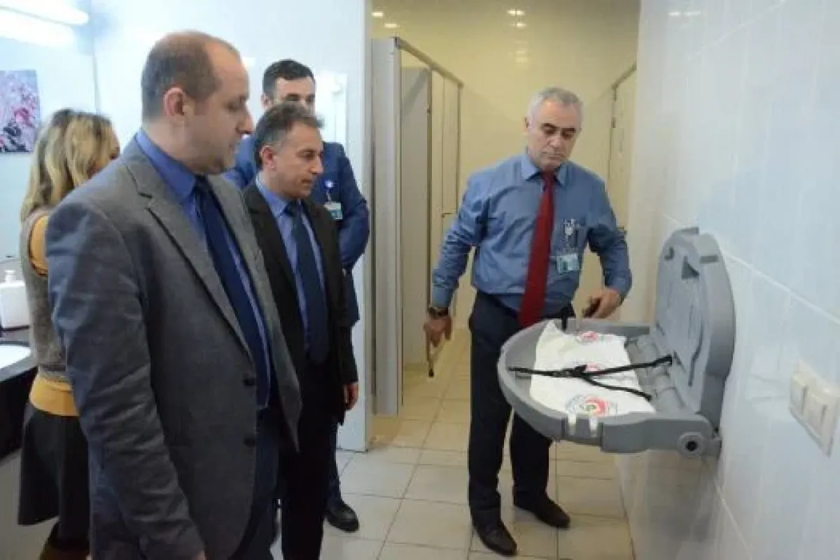 Devlet Hastanesinin temizliğini TSE belgeledi