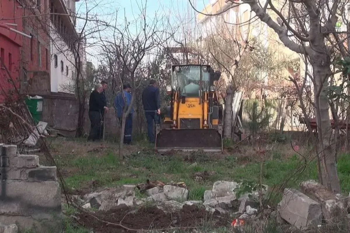 Mazot hırsızlığı için tünel kazılan oto yıkamacıda incelemeler sürüyor