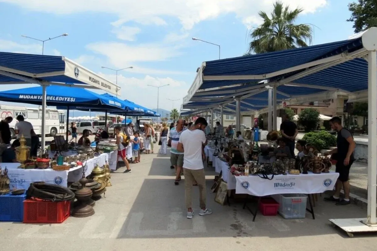 Antikalar Mudanyada görücüye çıktı