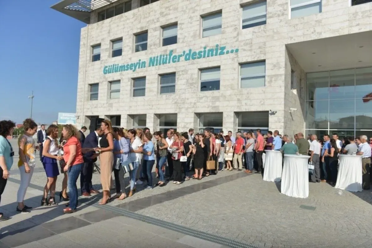 Nilüfer Belediyesi çalışanları bayramlaştı