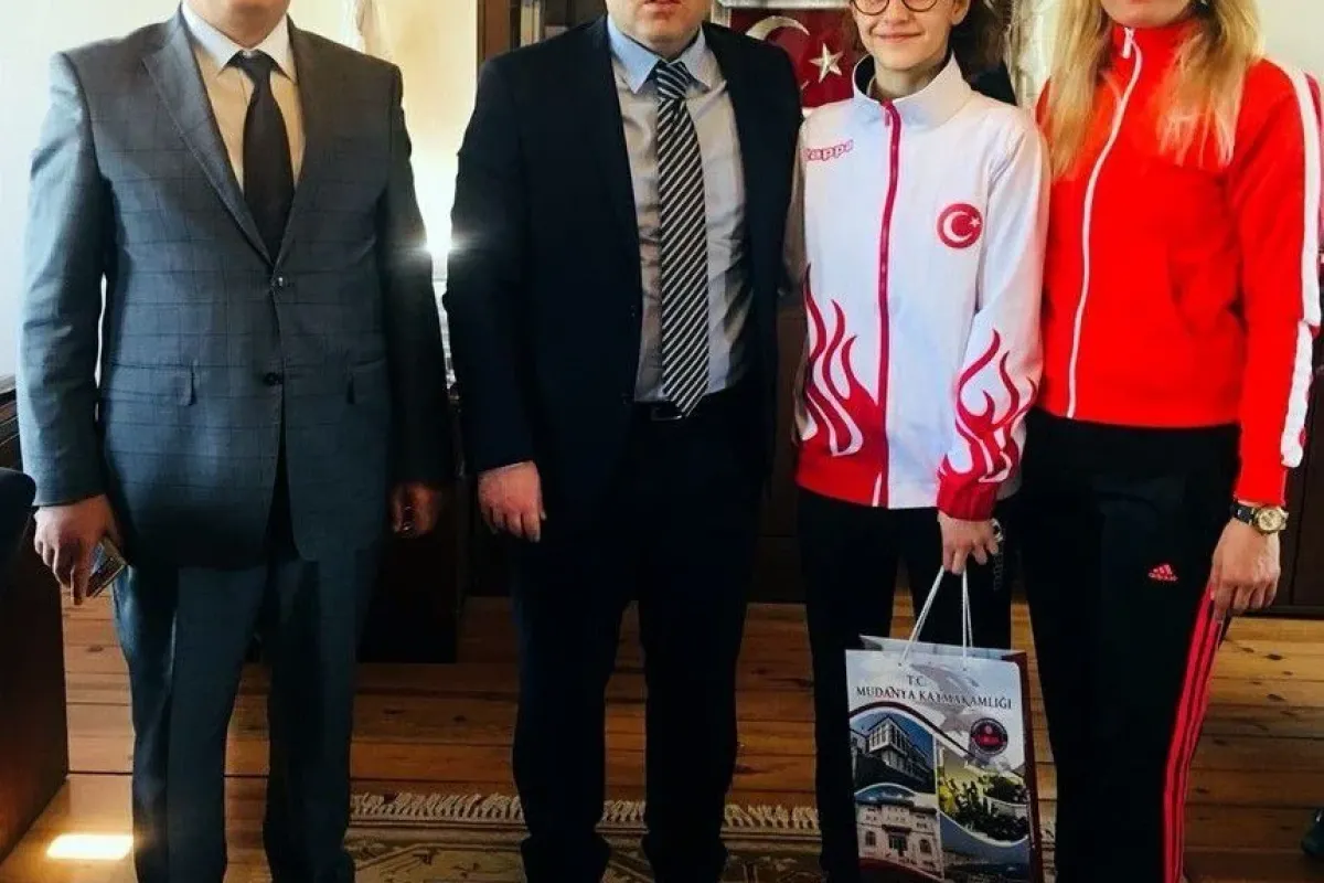 Şampiyon Ceyda Mudanyanın gururu oldu