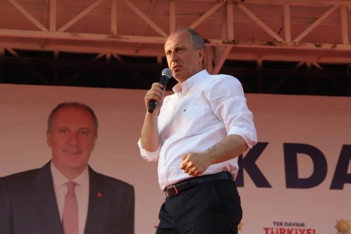 Cumhurbaşkanı adayı İnce: Biz bu milleti birleştireceğiz, ayağa kaldıracağız