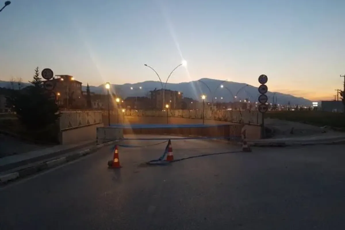 Süleymaniye Altgeçidi kapatıldı
