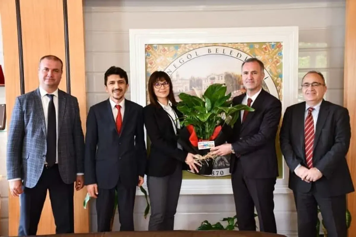 Başkan Taban Ahid Ve Fiba Holding Temsilcilerini Ağırladı