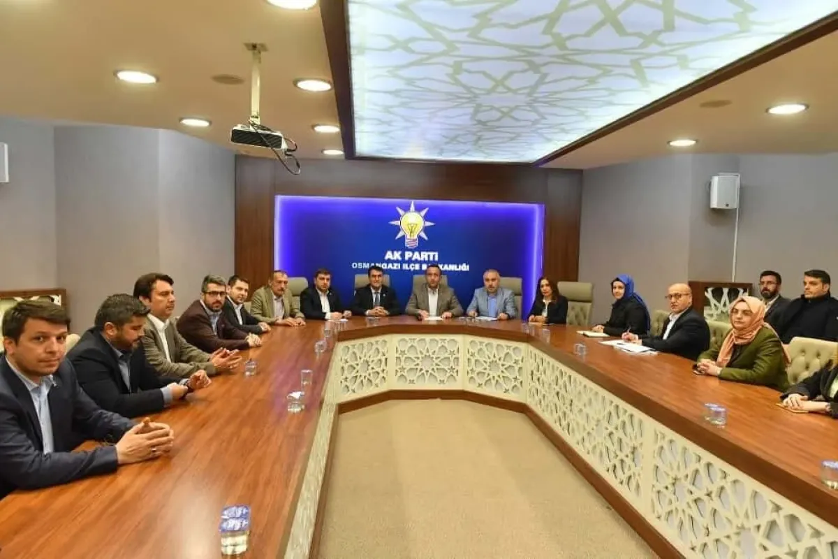Dündardan AK Parti Osmangaziye teşekkür ziyareti
