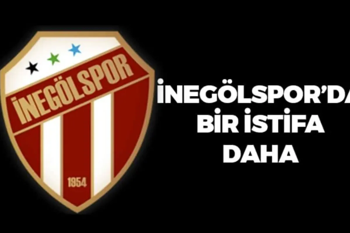 İnegölsporda bir istifa daha