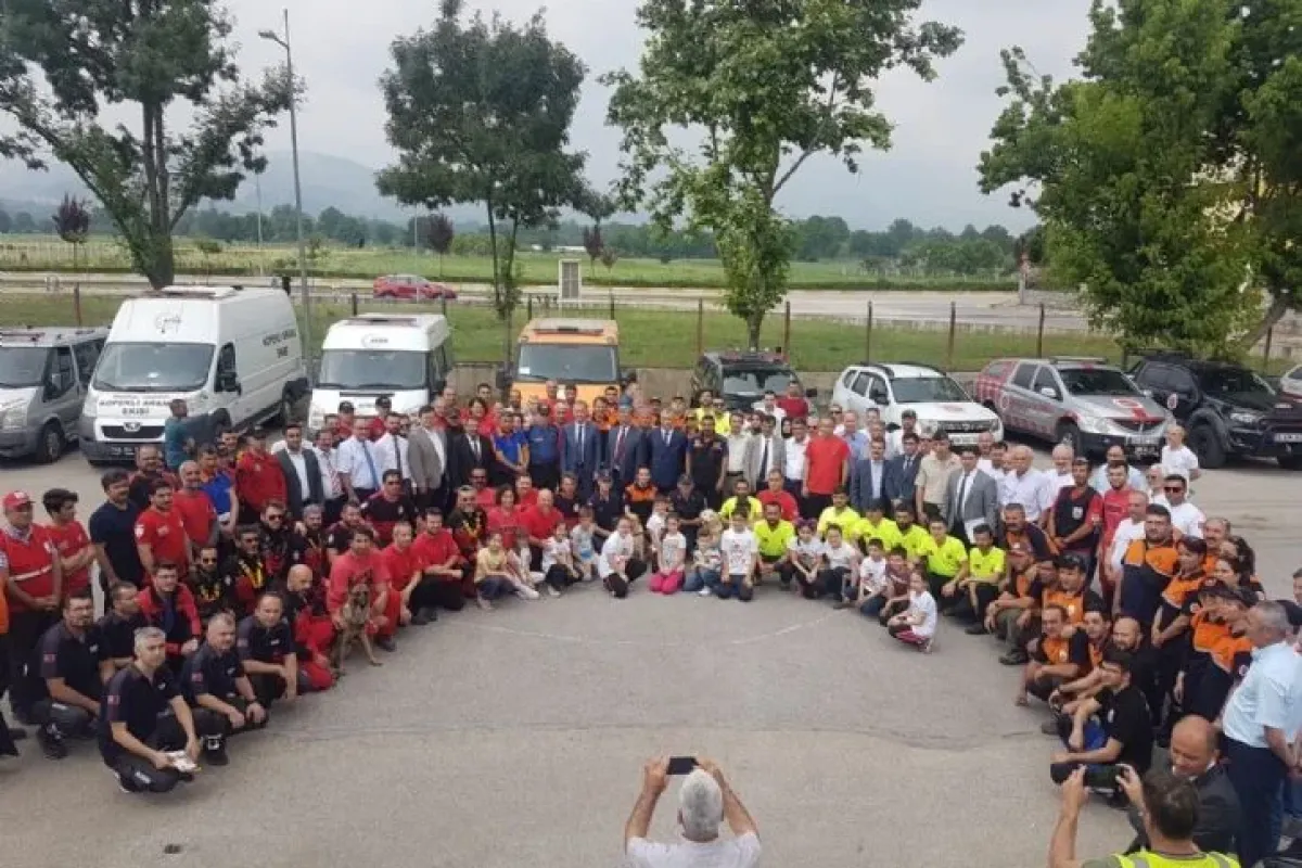 İnegölde büyük deprem tatbikatı gerçekleşti
