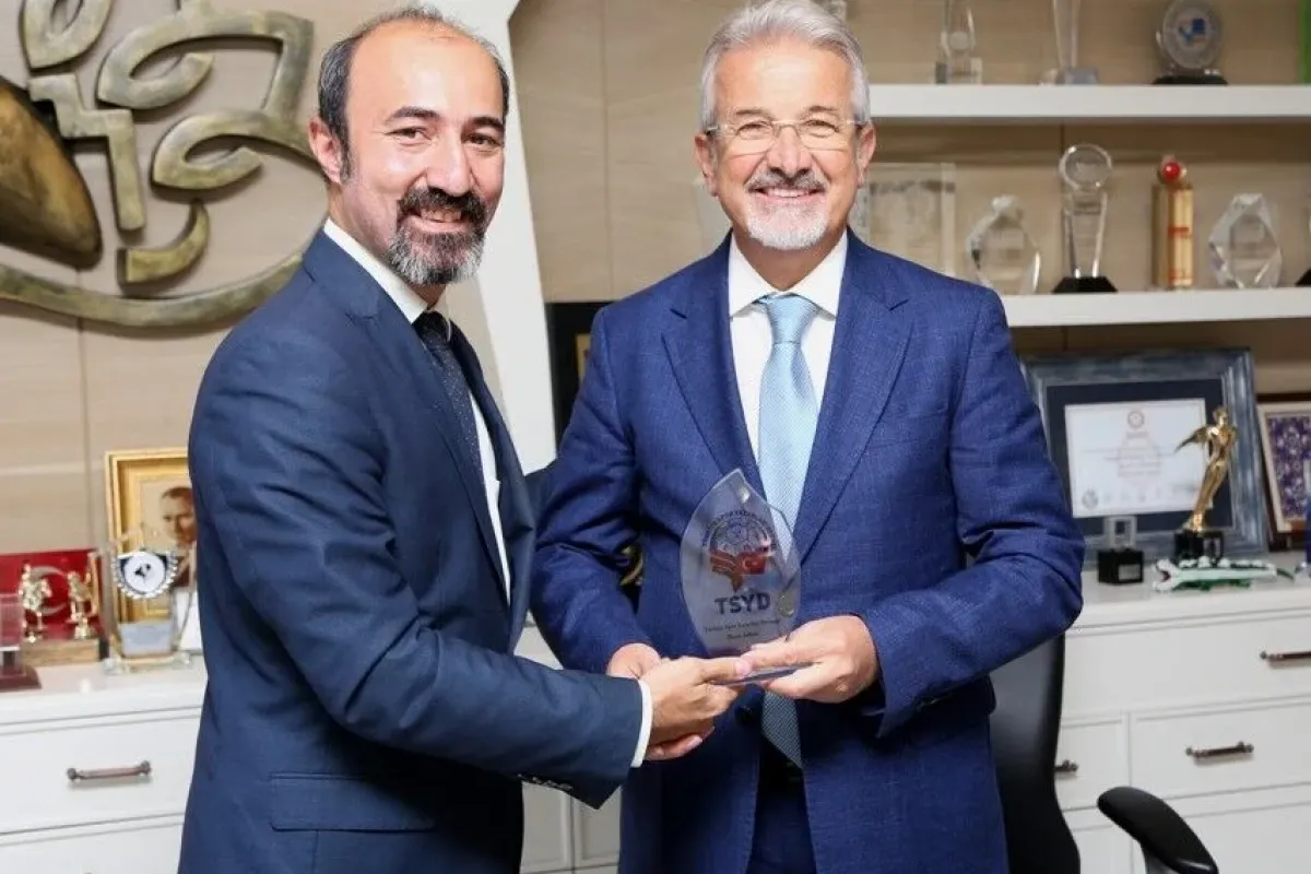 TSYD Bursa Şubesinden Turgay Erdeme hayırlı olsun ziyareti
