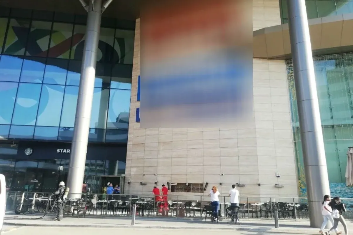 Bursada AVMde korkutan yangın