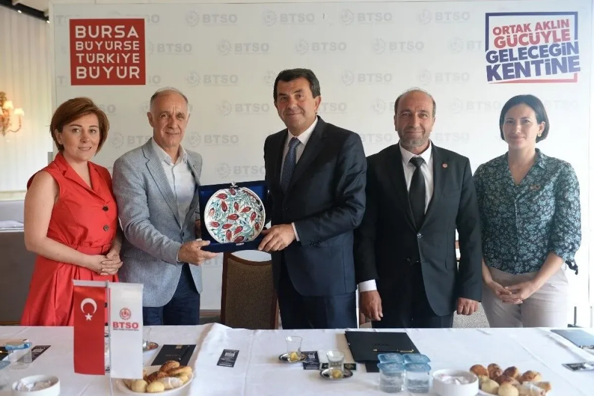 Tarihi çarşılardan BTSOya teşekkür