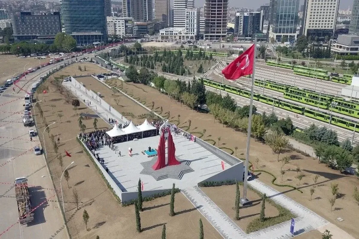 Mihraplı Şehitler Anıtı törenle açıldı