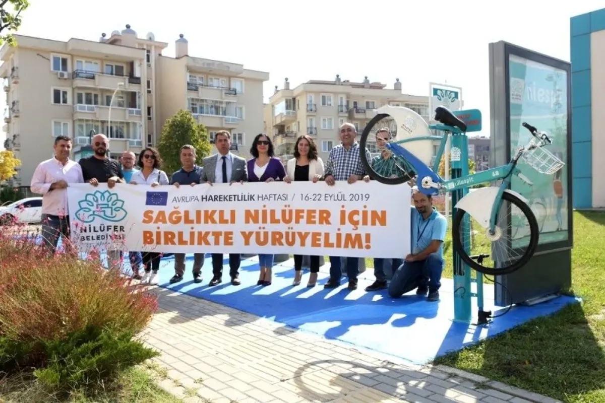Nilüferde bisiklet tamir istasyonları kuruluyor