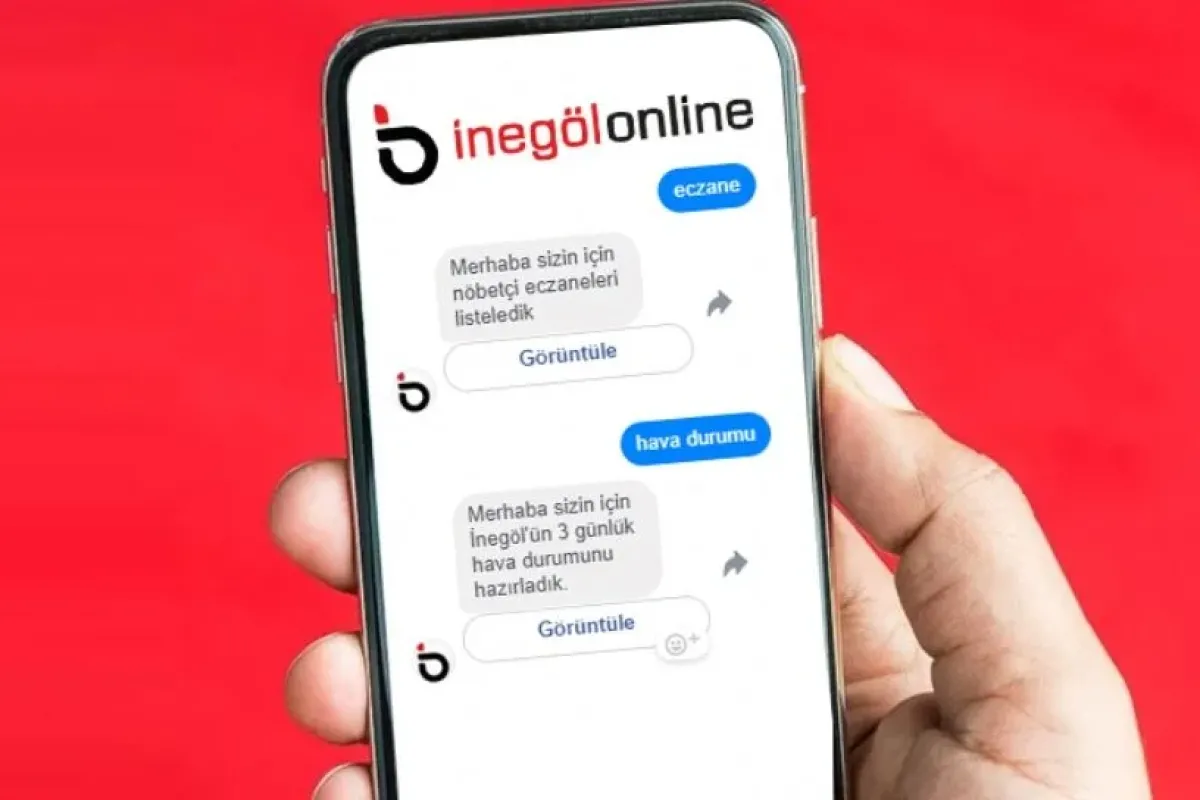 İşte yeni asistanınız İnegöl Online Messenger