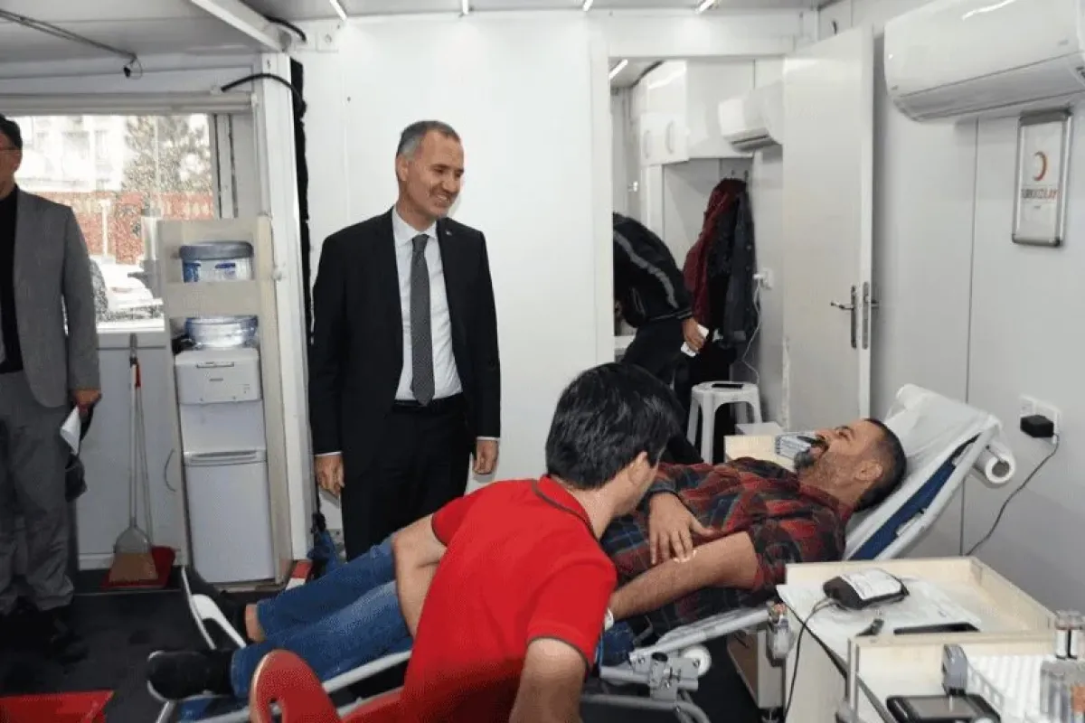 Başkan Tabandan Kan Bağışı Çağrısı