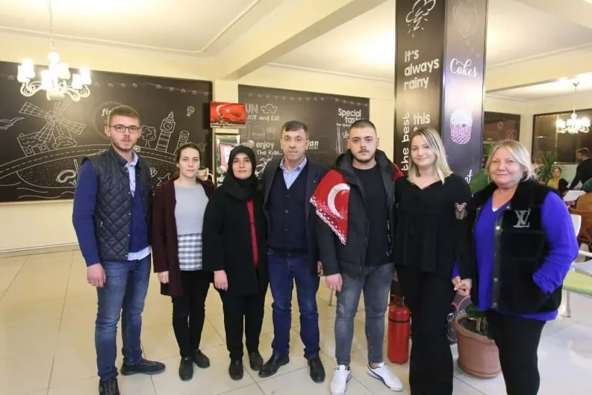 Yenişehirde asker uğurlama töreni