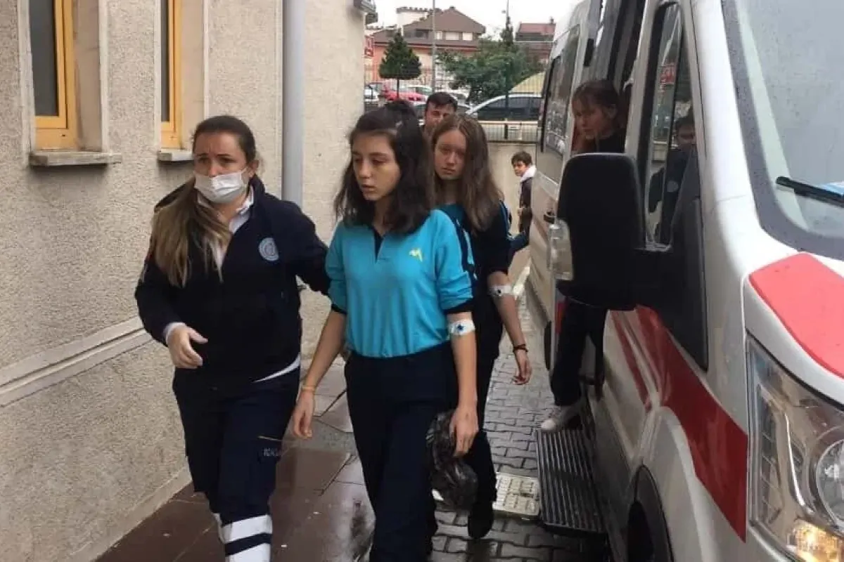 Okulda gaz paniği
