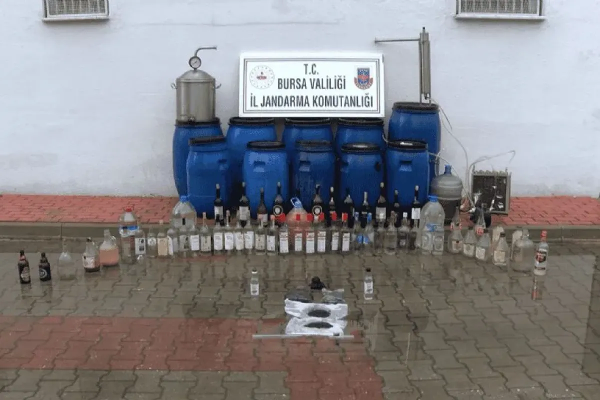 İnegölde sahte rakı üreticileri yakalandı
