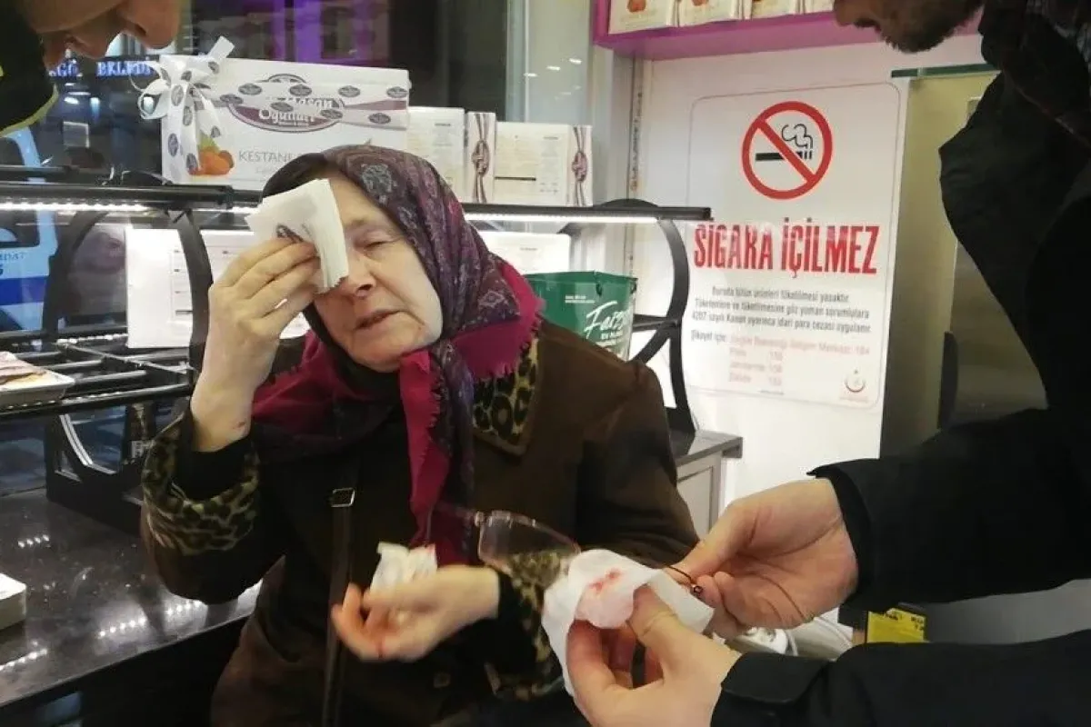 Kaza anı saniye saniye güvenlik kamerasına yansıdı