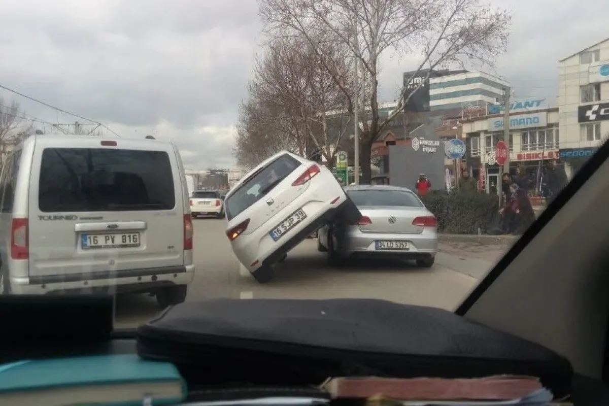 Bursada ilginç kaza