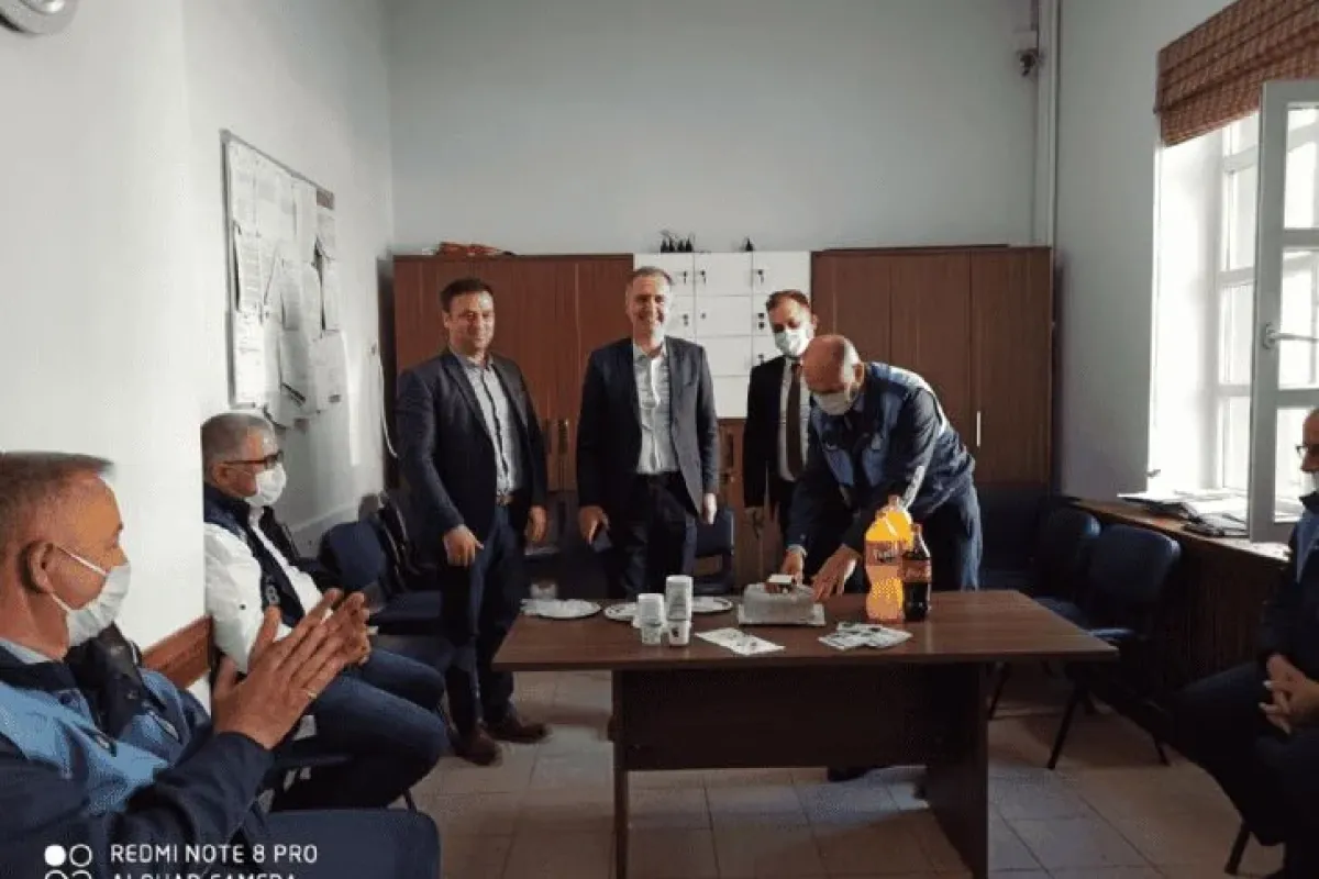 Zabıta personeline sürpriz doğum günü