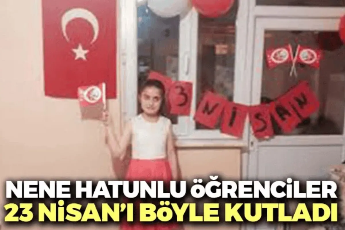23 Nisanı evlerinde kutladılar