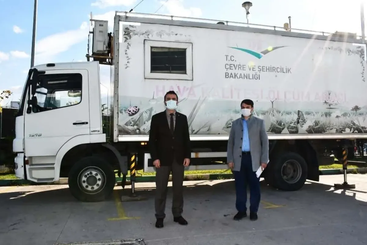 Mobil Hava Kalitesi Ölçüm İstasyonu Kestele kuruldu
