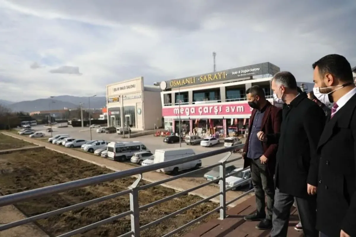 Metal Sanayi Kavşağında çevre düzenlemesi sürüyor