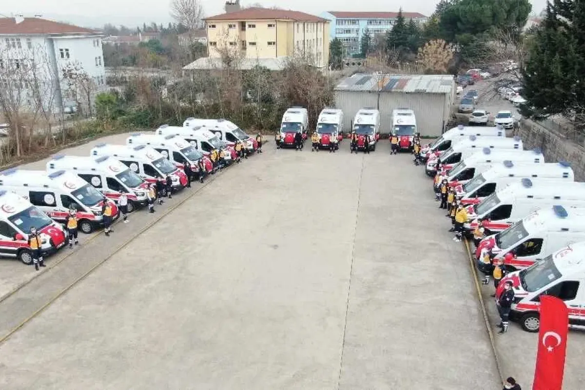 Bursaya 18 yeni ambulans