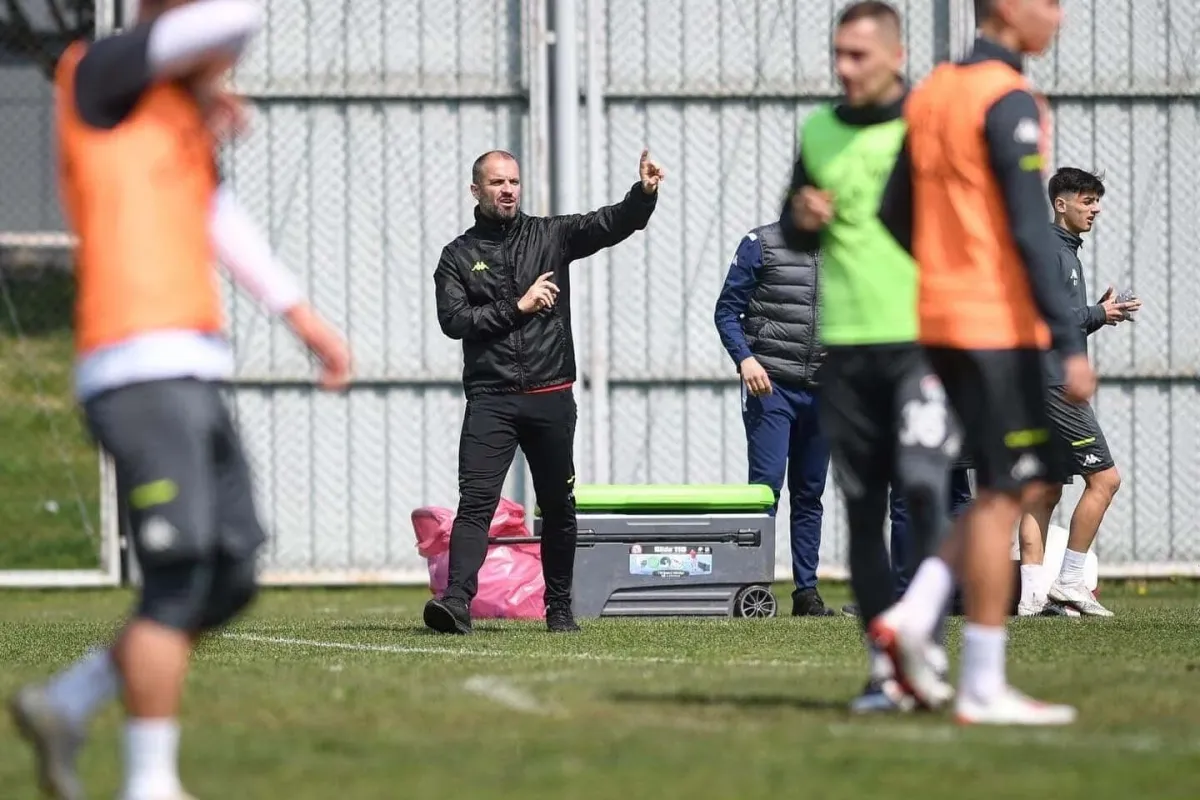 Bursasporda Altay maçının taktik antrenmanı yapıldı