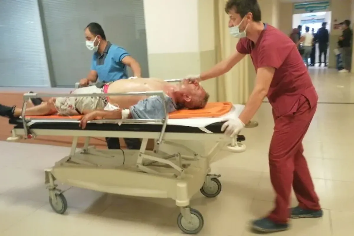 İnegölde sokakta kanlı saldırı
